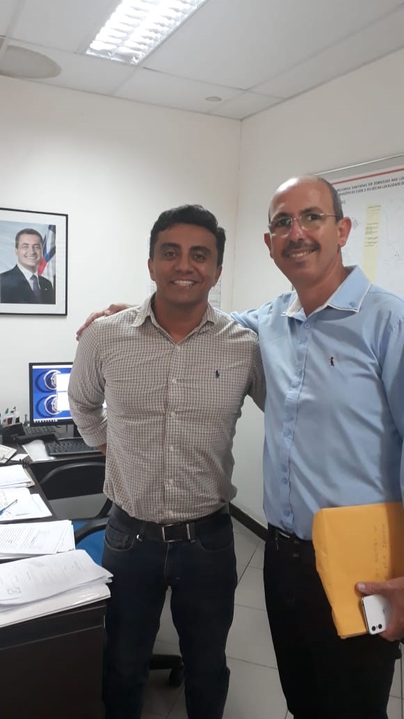 Prefeito Oziel  conquista Iluminação do trevo,  Asfalto do Centro e Torre de Sinal para Jacareci